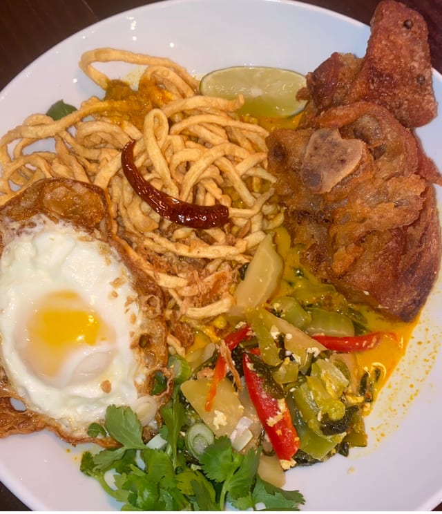 Khao Soi German Pork Knuckle.