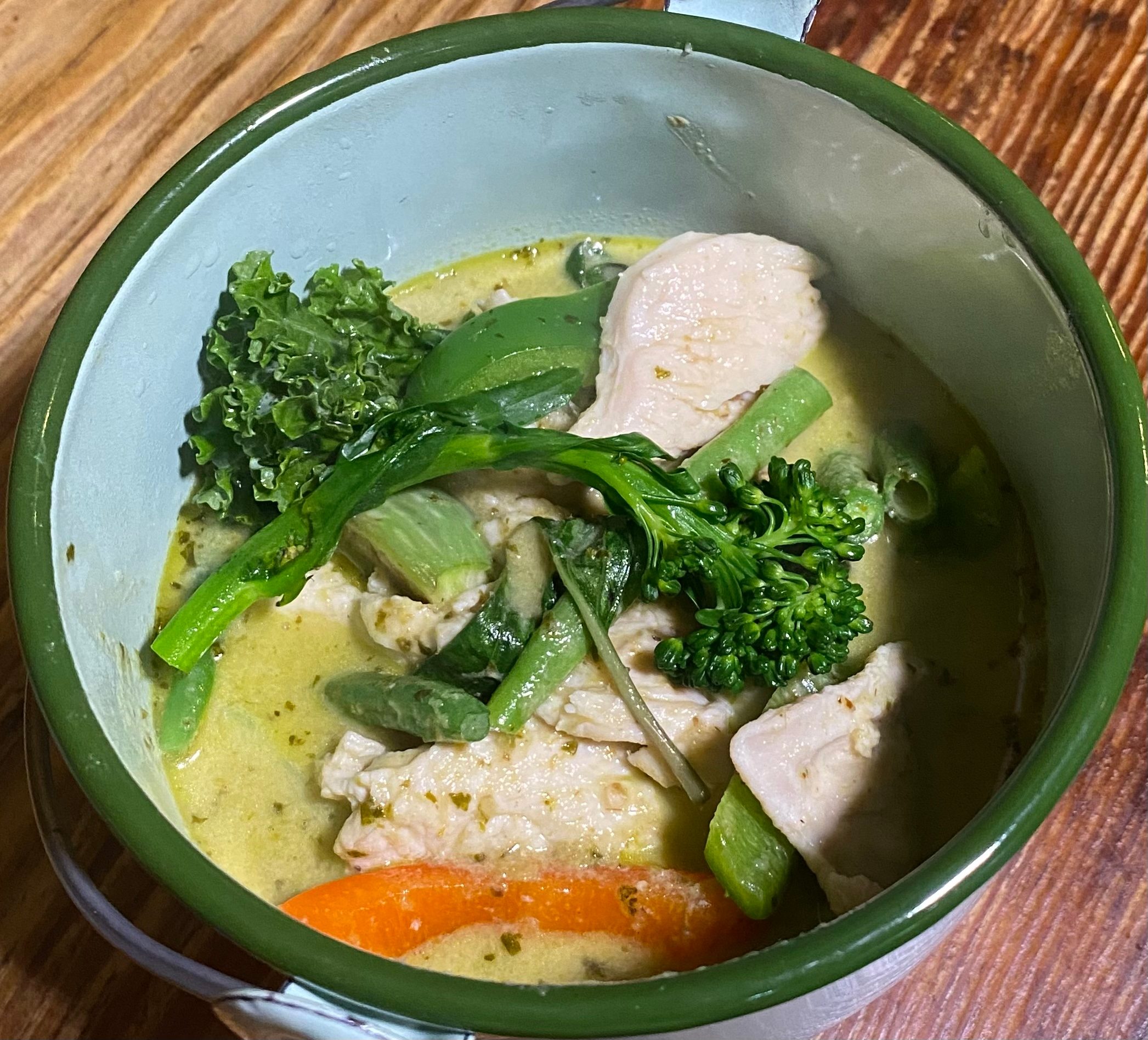 Super Power Green Curry.
