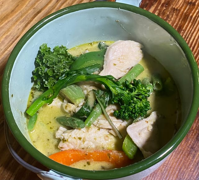 Super Power Green Curry.