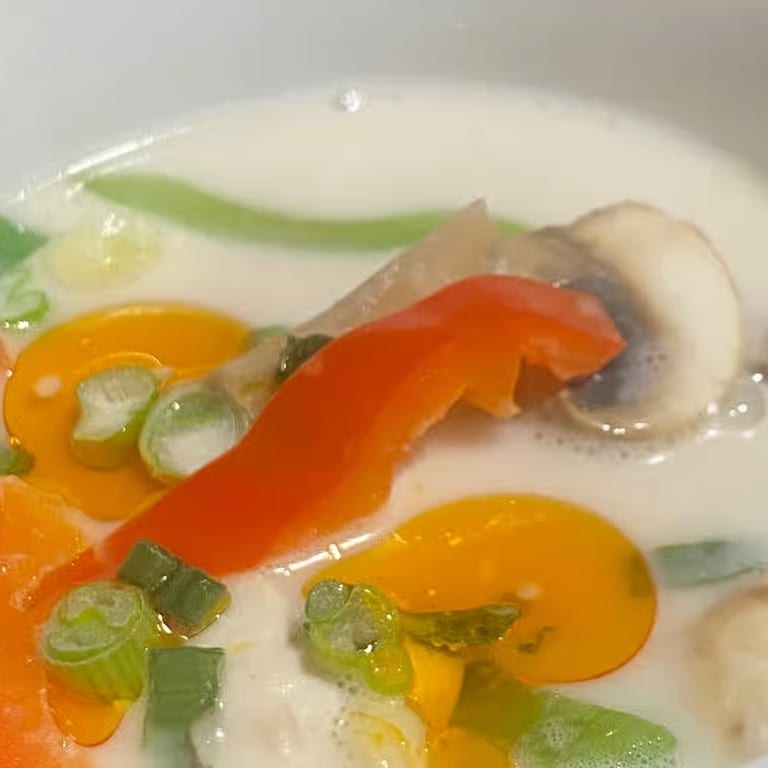 Vegetarian Tom Kha Phak.