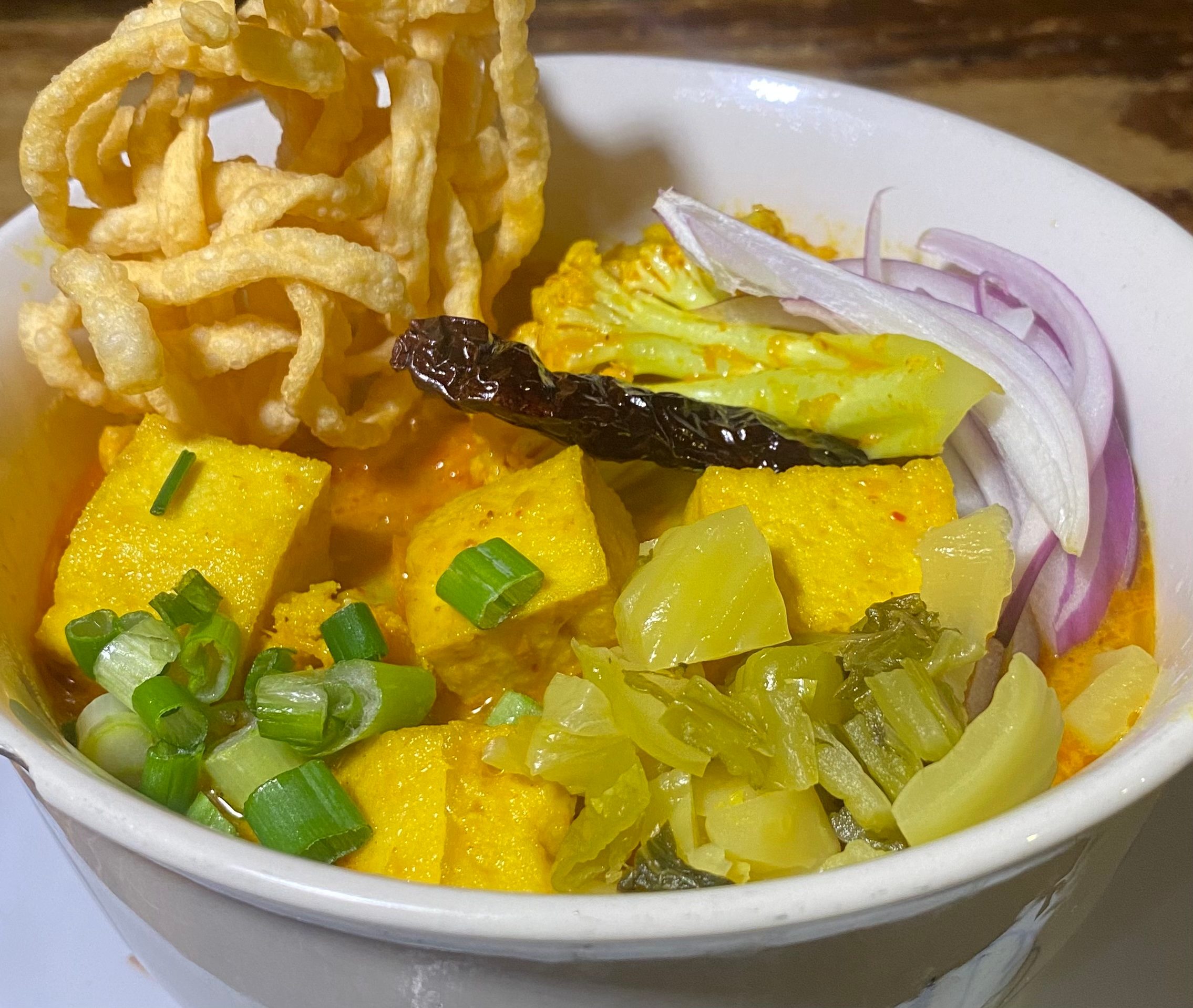 Vegetarian Khao Soi.