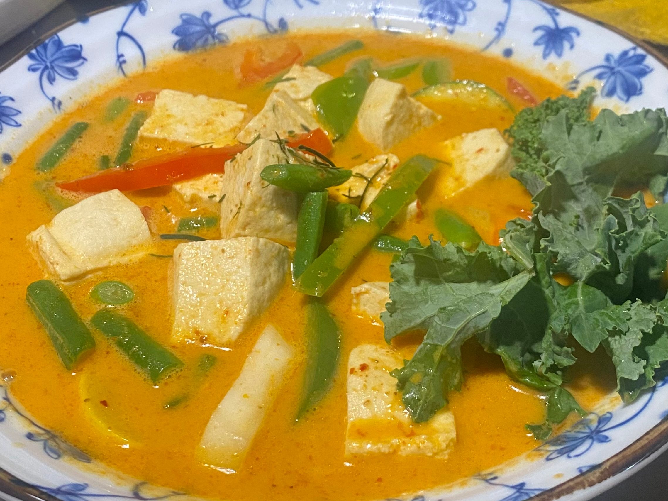 Vegetarian Panang Curry.