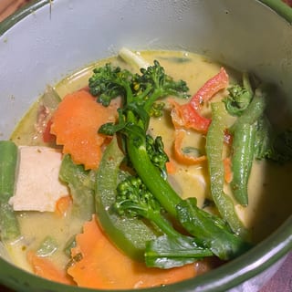 Vegetarian Super Power Green Curry