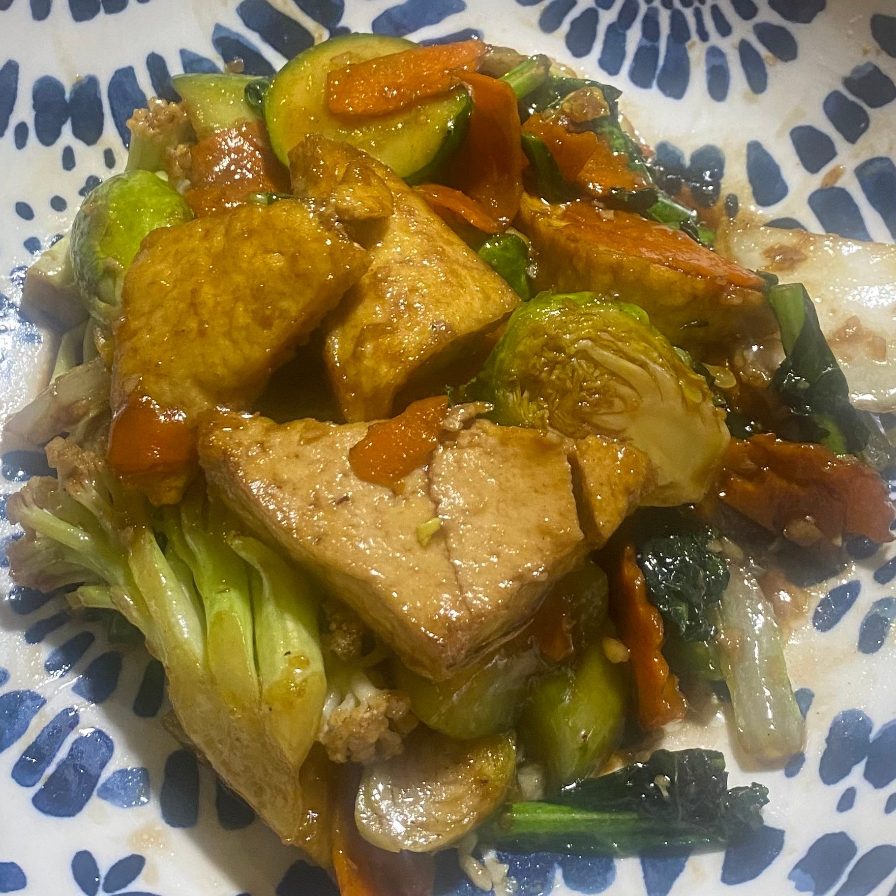 Vegetarian Pad Phuk Ruam Toa Hu.