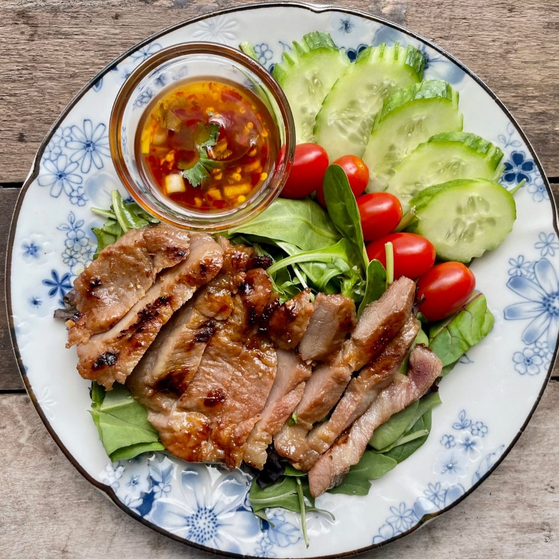 Salad Moo Yang.