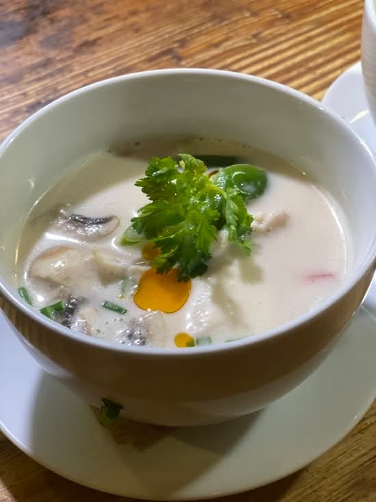 Vegetarian Tom Kha Phak.